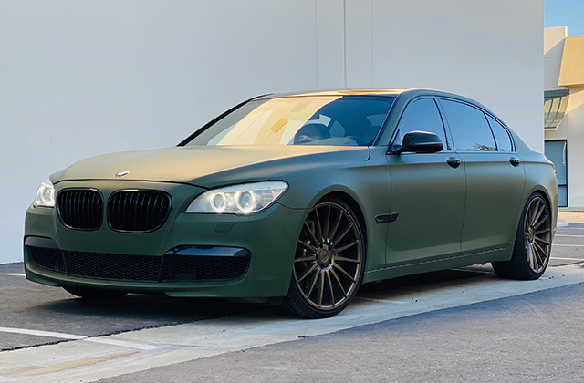 full wrap matte green product image